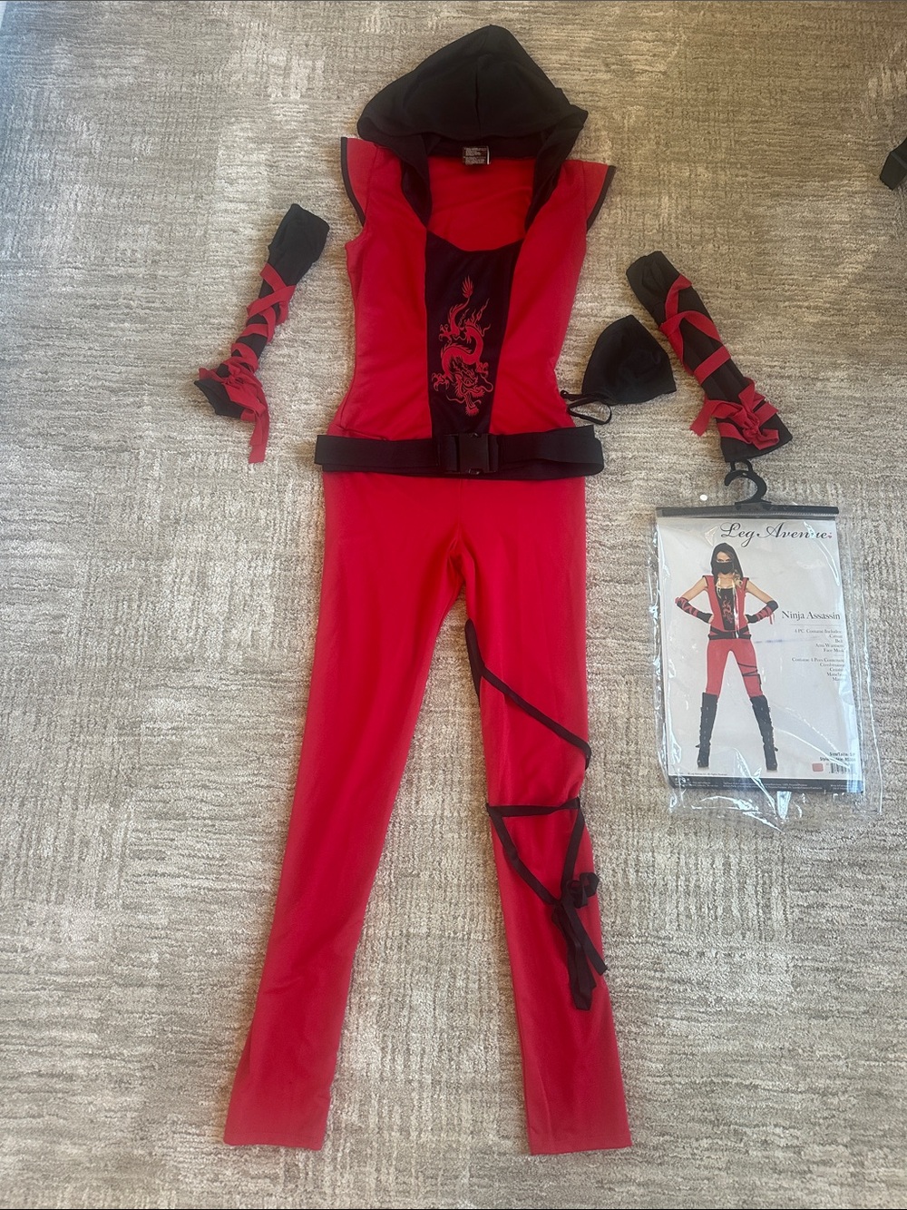 Women’s Red Ninja Costume